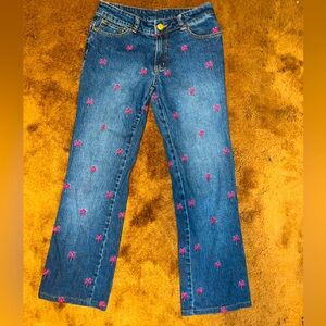 VINTAGE 1970s lee pulitzer palm tree jeans